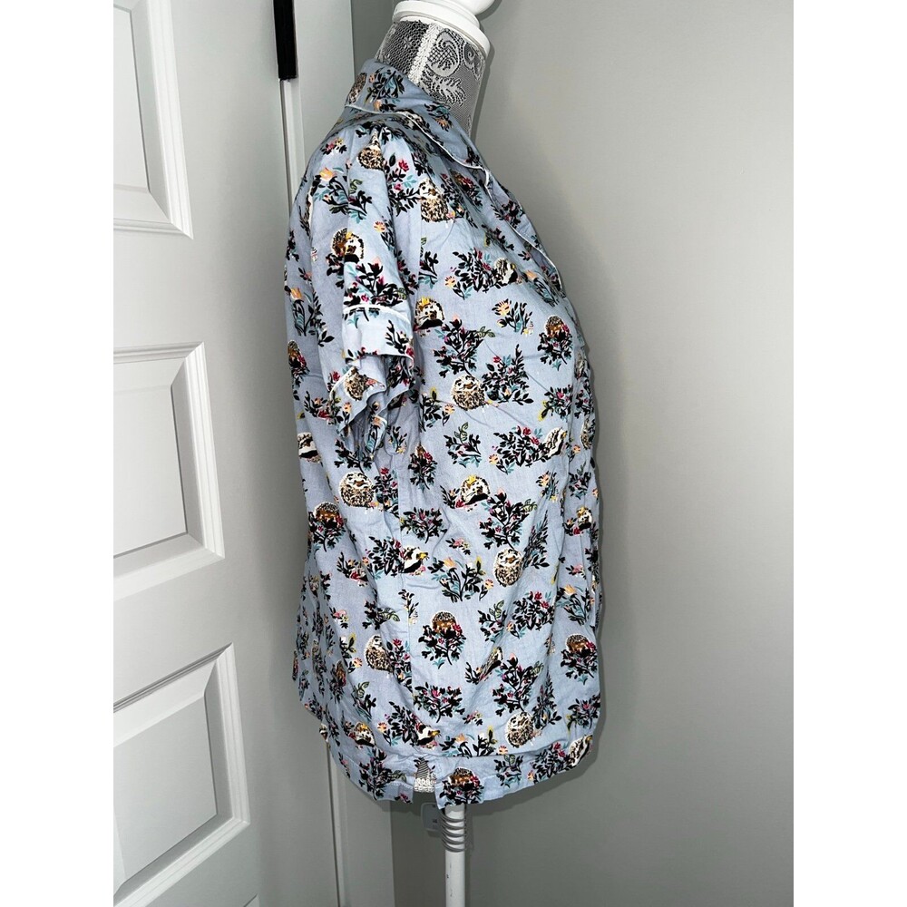 Vera Bradley hedgehog Wild Pajama Sleep Top Women’s Medium M - Picture 5 of 7